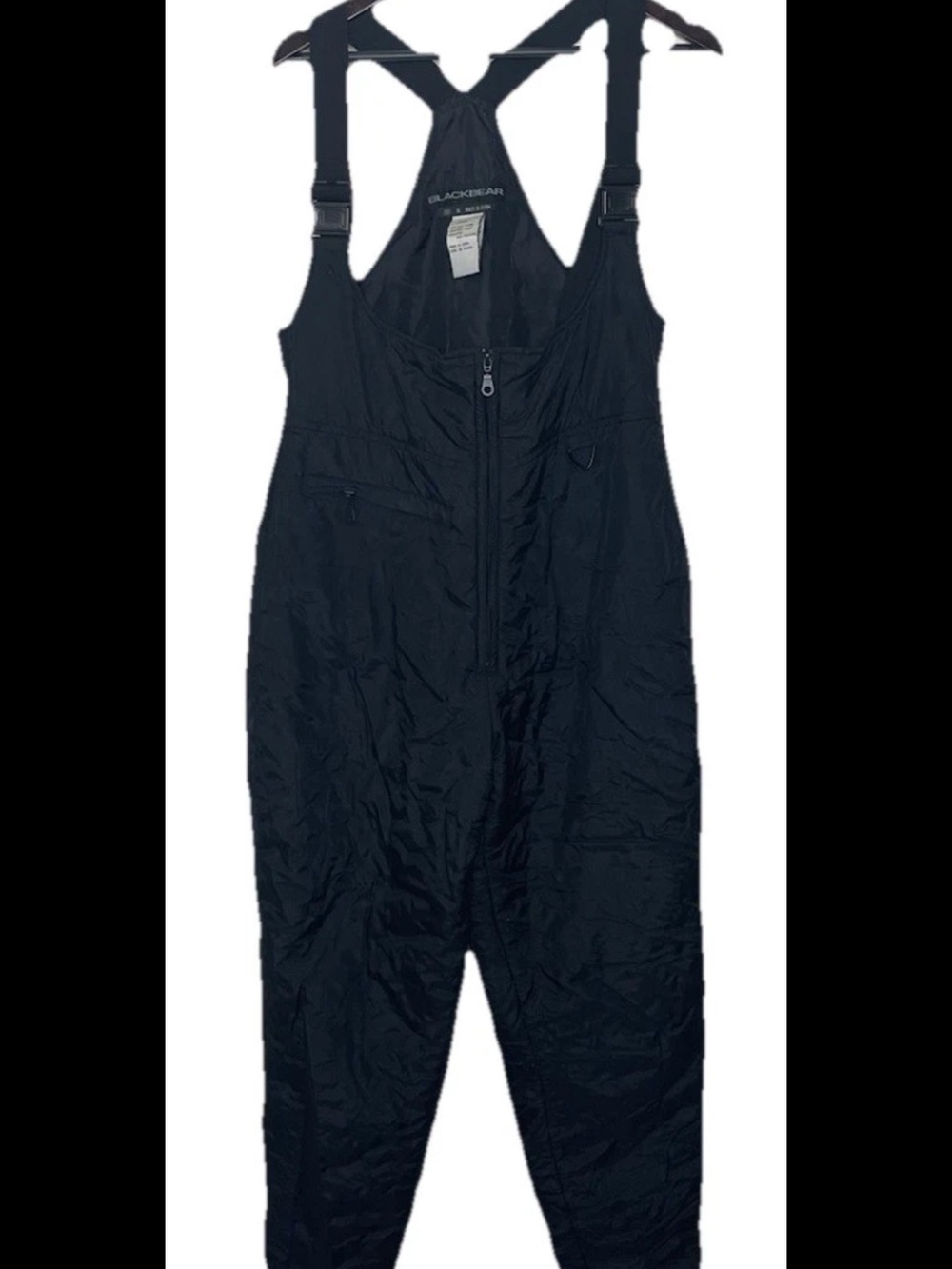 Black Bear Women’s Ski Bib Snow Pants Insulated Black Size 14 Winter Overalls